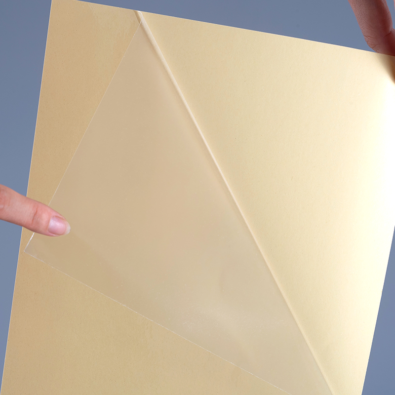 Rollo enorme autoadhesivo transparente de la etiqueta de la impresión de la etiqueta engomada del vinilo de la película de poliéster 50mic