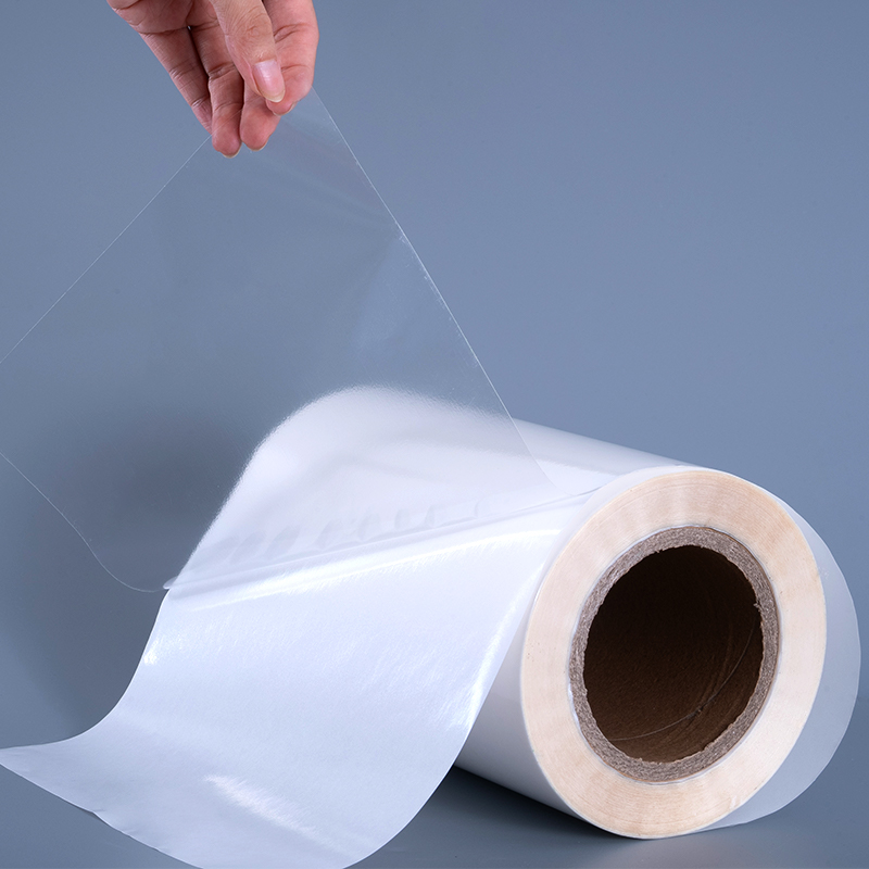 Rollo enorme autoadhesivo transparente de la etiqueta de la impresión de la etiqueta engomada del vinilo de la película de poliéster 50mic