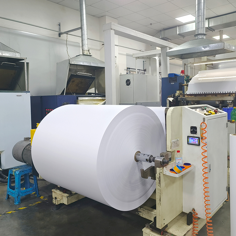 Papel recubierto mate para papel adhesivo para impresión por inyección de tinta