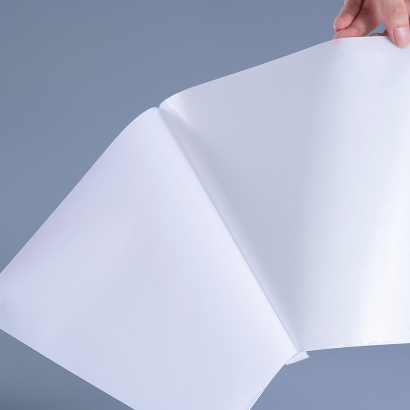 Papel adhesivo de vinilo blanco brillante impermeable imprimible con inyección de tinta