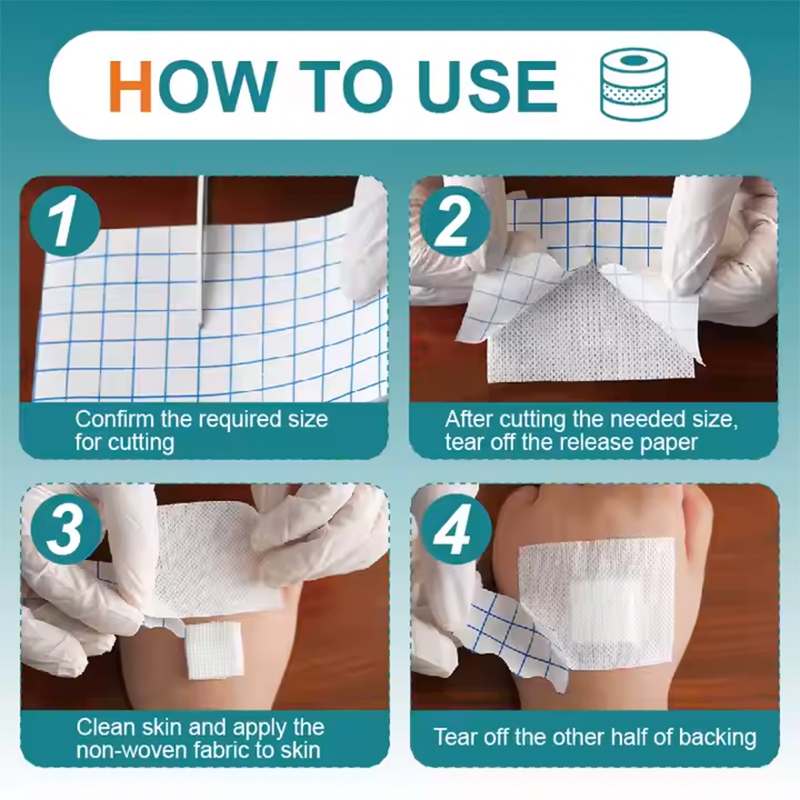 Rollo de aderezo no tejido