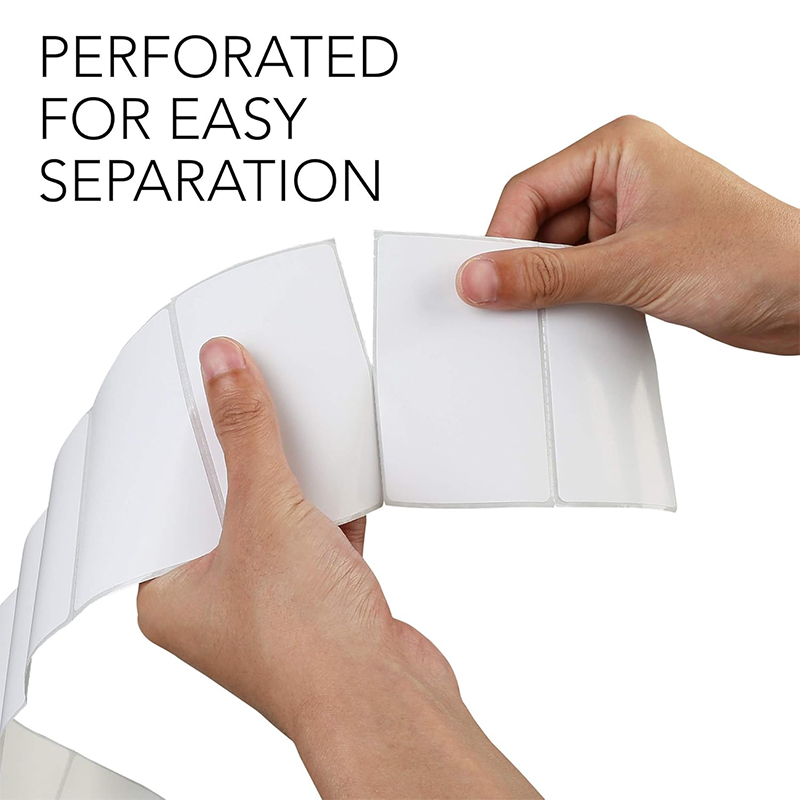 Etiquetas de códigos de barras en blanco