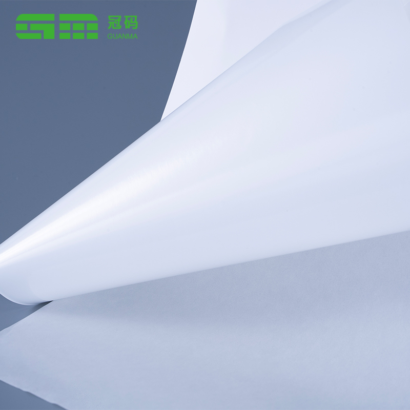 Rollo de etiquetas de papel sintético PP congelado de 75mic con adhesivo congelado