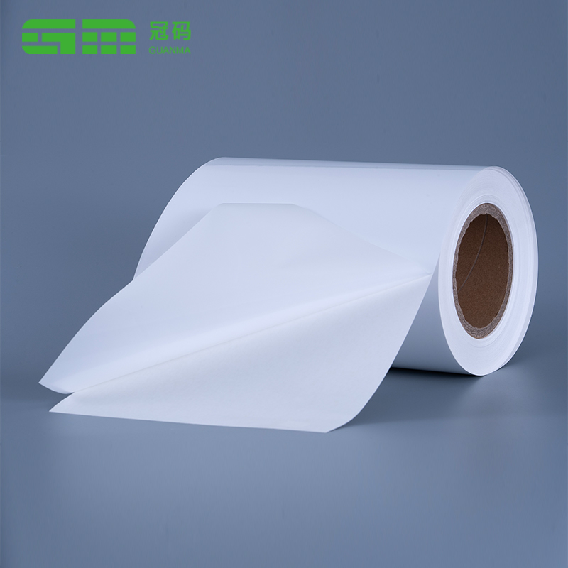 Rollo gigante de papel de etiquetas autoadhesivas de PP blanco brillante de 60mic con adhesivo removible