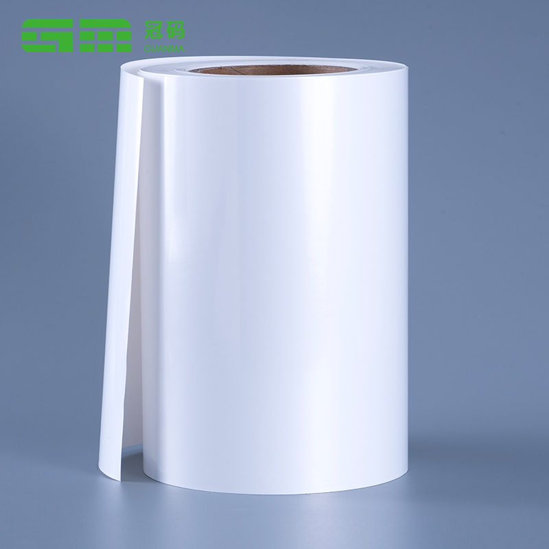 Rollo gigante de papel de etiquetas autoadhesivas de PP blanco brillante de 60mic con adhesivo removible