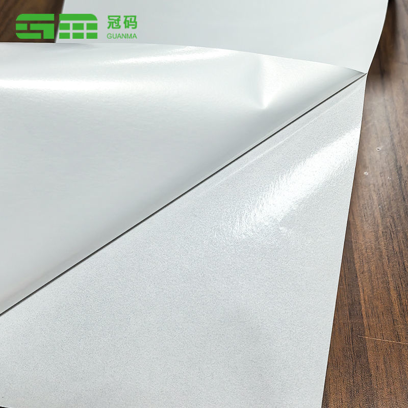 Etiqueta de papel adhesiva para neumáticos con pegamento de goma de mayor adherencia