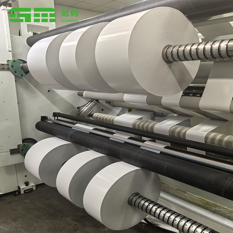 Etiqueta de papel adhesiva para neumáticos con pegamento de goma de mayor adherencia